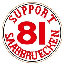 293/312 Hells Angels Support 81 Aufkleber SUPPORT 81 SAARBRUECKEN Ø100mm & Ø45mm