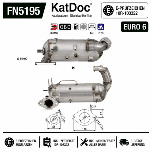 Dpf partikelfilter renault - partikelfilter,