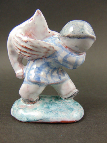 Kleine figur gans tragend - kleine,