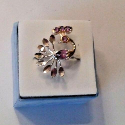 Anillo pavo real con - pavo,
