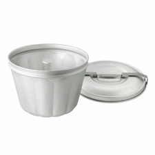 Dr. Oetker Wasserbadform Aluminium Ø20cm, Backform für Gugelhupf, Puddingform