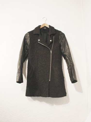 übergangsjacke materialmix - Übergangsjacke,