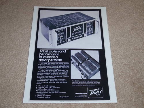 Peavey 800 verstärker - cs-800,