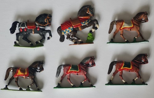 Alte zinnfiguren pferde 6cm - 6,