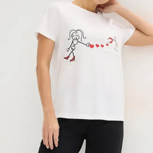 Sommer herz tunika - herz, shirt