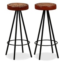 Barhocker stk echtleder - echtleder,