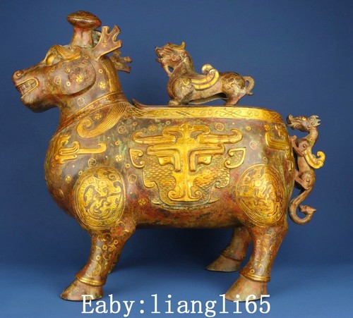 Alte han bronze ware gold - alte,