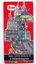 ESSO L'Allemagne Germany Map