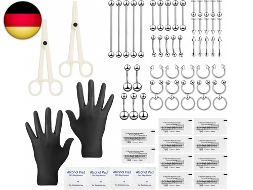Stück piercing kit set zum - 60,