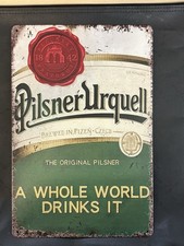 Pilsener Urquell Blechschild