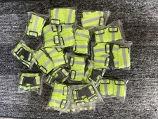 21x Warngurt Reflektor Westen Nicht Elastisch Sicherheit Weste Nachtlauf Weste 