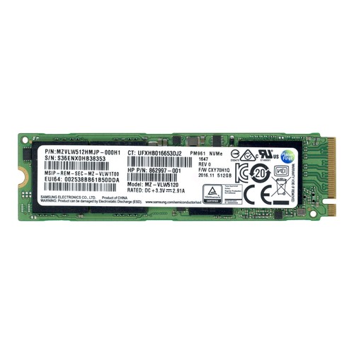 Ssd samsung 512gb pm961 - ssd, tlc