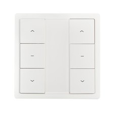 ROMOTEC 2-Kanal Funk-Wandsender f. Rohrmotor Funkmotor Funkempfänger | RSF-WP2 