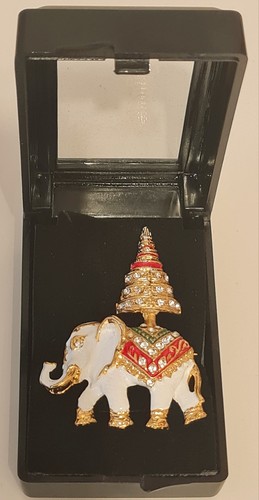 Saion thai elefant - thai, brosche