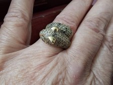 Ring 375 Gold tigerkopf