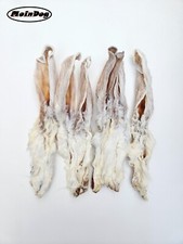 Kaninchenohren mit Fell für Hunde 250g 500g 1kg Kauartikel Hundefutter