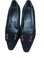 Chiemseer Dirndl & Tracht..en-Schuhe Pumps Ballerinas 38 1/2 Leder schwarz 