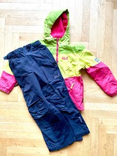 ⭐️⭐️⭐ JACK WOLFSKIN 140 ⭐️ SKIANZUG WINTER SCHNEE RECCO SKIHOSE JACKE ⭐