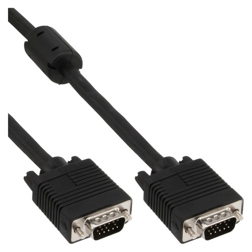 Inline vga kabel 15pol - kabel,, hd