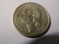 5 Francs Republic Francais