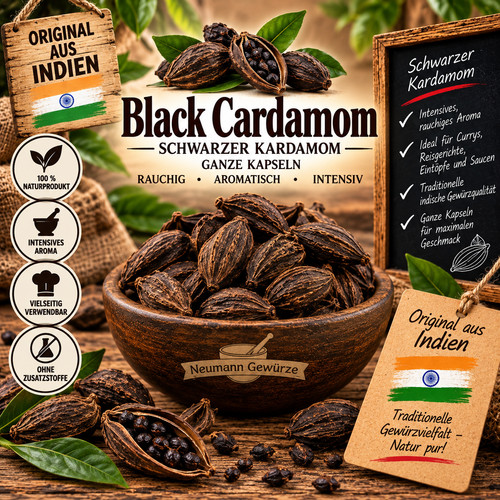 Black cardamom schwarzer - black,