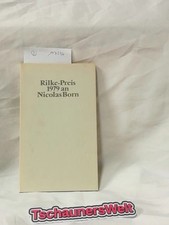 Rilke-Preis 1979 an Nicolas