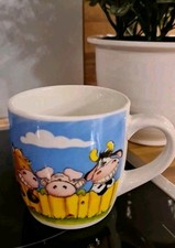 SIAKI ~ Süß! Milch Kakao Tee Kaffee Tasse Becher Porzellan Tiere Bauernhof Kinde