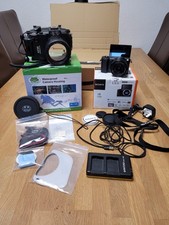 Sony a5100 Kit-Objektiv 16-50 mm Kamera E-Mount Unterwassergehäuse Zubehörpaket