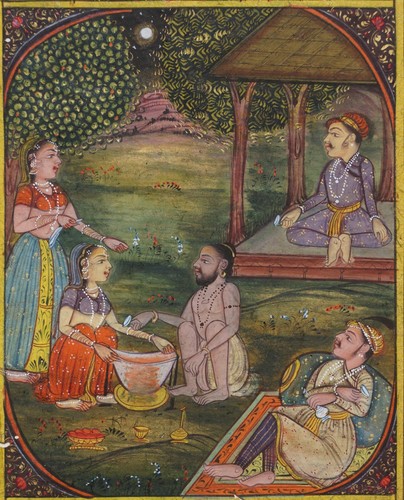 Indische miniatur jhdt - miniatur,,