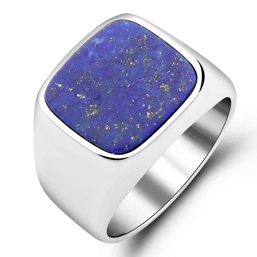 Siegelring lapislazuli massiv - siegelring,