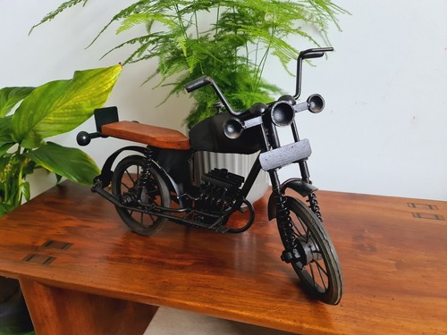 Vintage motorrad modell figur - vintage,