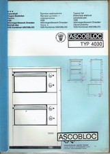 VEB Wärmegerätewerk Dresden Gastrotechnik Ascobloc 36 Prospekte 1972 Gaststätten
