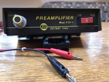 Zetagi P27-1 Empfangsverstärker 26-28 MHz 25dB CB Funk 50W Funkgerät Amateurfunk