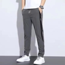 Männlich Männer Jogginghose 1 Stück Einfarbig Keine Elastizität Polyester