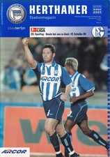 Hertha BSC Berlin vs Schalke Programm 08.02.2003 Herthaner Magazin Poster Gehrke