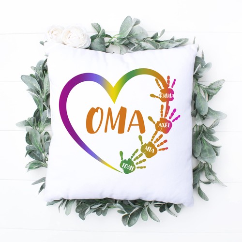 Personalisiertes kissen oma - personalisiertes,