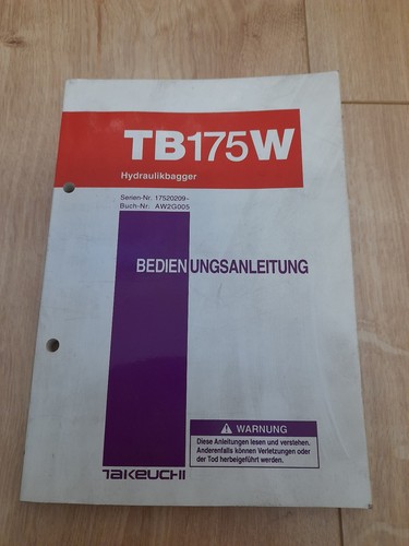 Takeuchi tb175w mobilbagger - takeuchi,