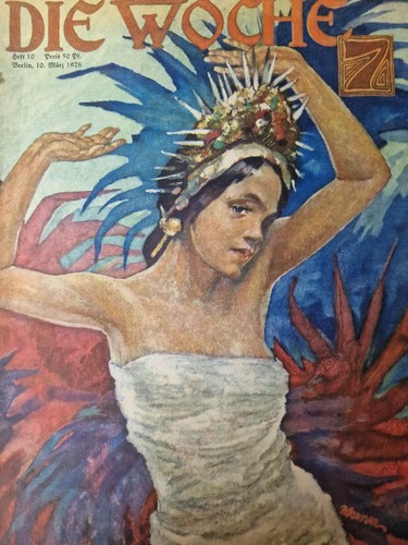Alte zeitschrift werbung - zeitschrift, 32x25