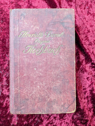 Altes kochbuch henriette - altes,