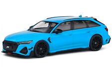 Audi A6 C8 RS6-R ABT Miami blue Modellauto S4310707 Solido 1:43