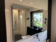 Bad Spiegel Zierath Wandspiegel mit Beleuchtung Grösse 120cm X 70cm