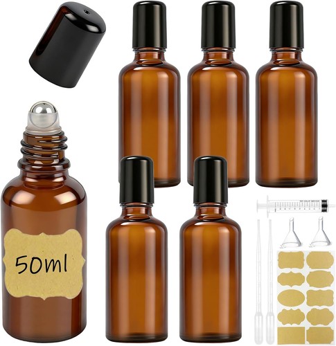 Roll glasflaschen 50ml 6x - 50ml,
