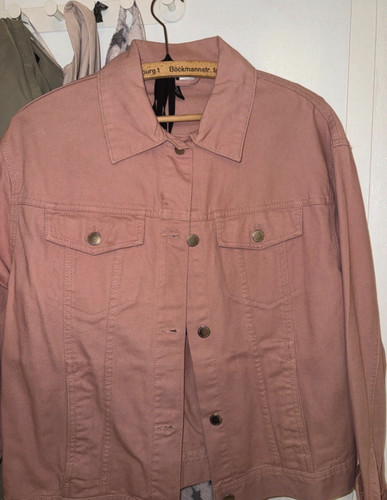 Damen jeansjacke rosa - h&m,