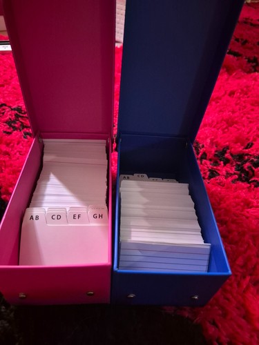 Kleine karteikarten boxen - kleine,