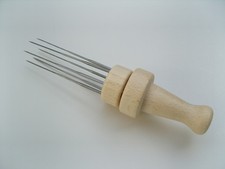 FILZNADELHALTER 6-fach mit 6 Filznadeln filzen Filznadel