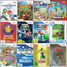 Nintendo Wii Spiele Auswahl Mario Kart Party 8 9 Zelda Mario Bros Wario uvm.