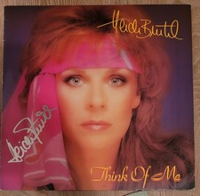 Heidi Brühl - Original-Autogramm auf LP - Hülle