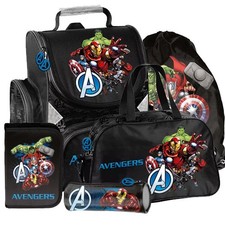 Avengers Marvel Hulk Schulranzen Ranzen Schulrucksack Set mit Sporttasche