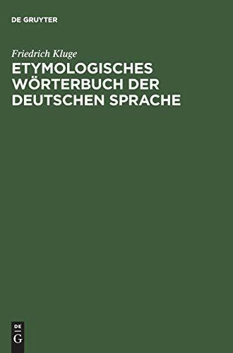 Etymologisches wörterbuch der - etymologisches,