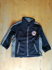 N9) Salt and Pepper Jacke Fleecejacke Gr. 98 warm Feuerwehr grau sehr gut